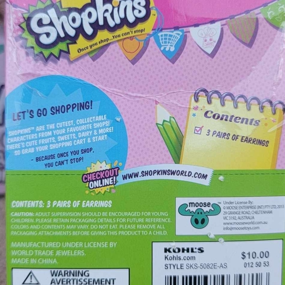 SHOPKINS LIPPY LIPS COSTUME AND SHOPKINS BUNDLE - Picture 8 of 16